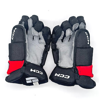 Emma Maltais - CCM HGJSCHL - Gant Pro Stock d'occasion (noir/rouge)